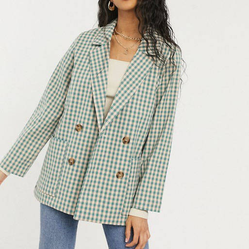 monki blazer double breasted