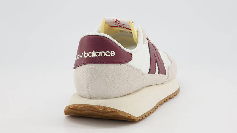 New Balance 237 Grey Burgandy