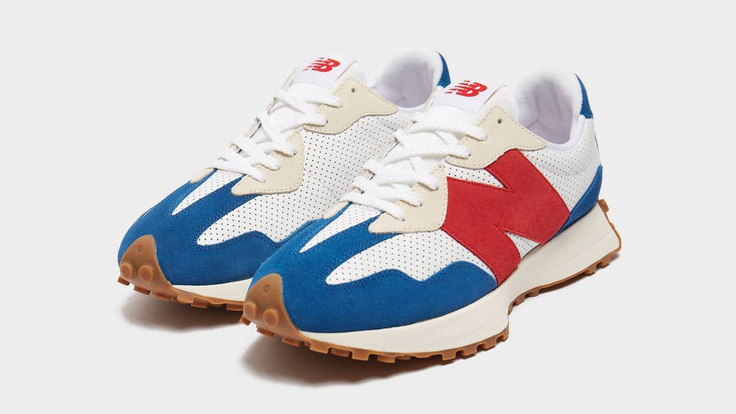 New balance cheap 327 red blue