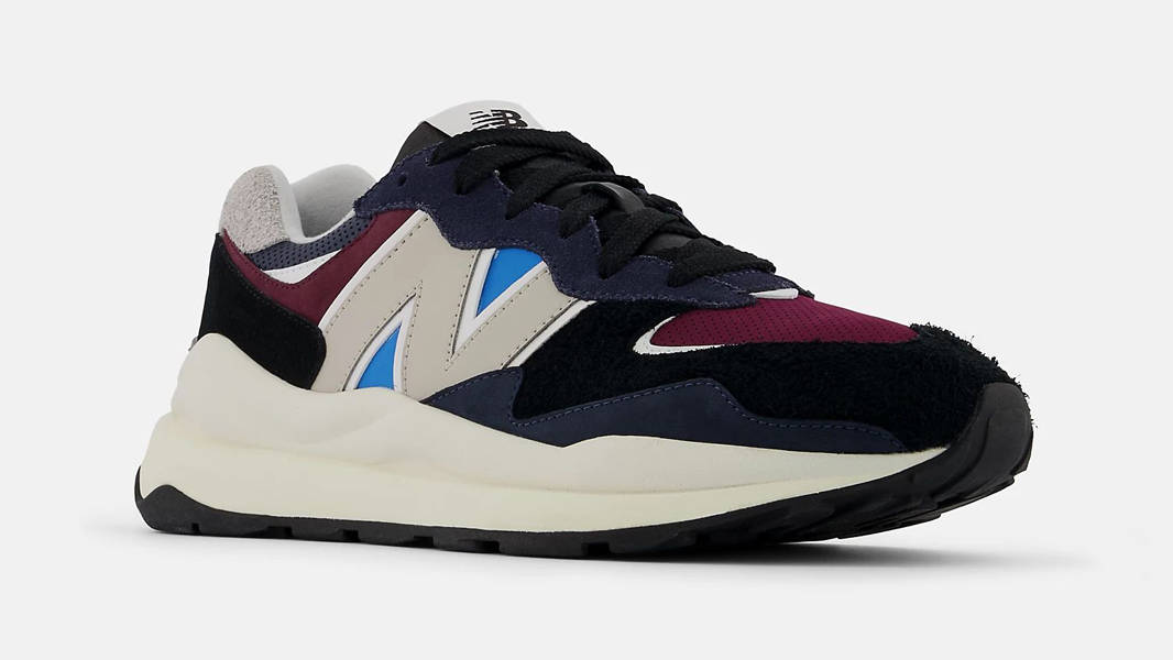 New Balance 5740 Navy Burgundy Multi Front