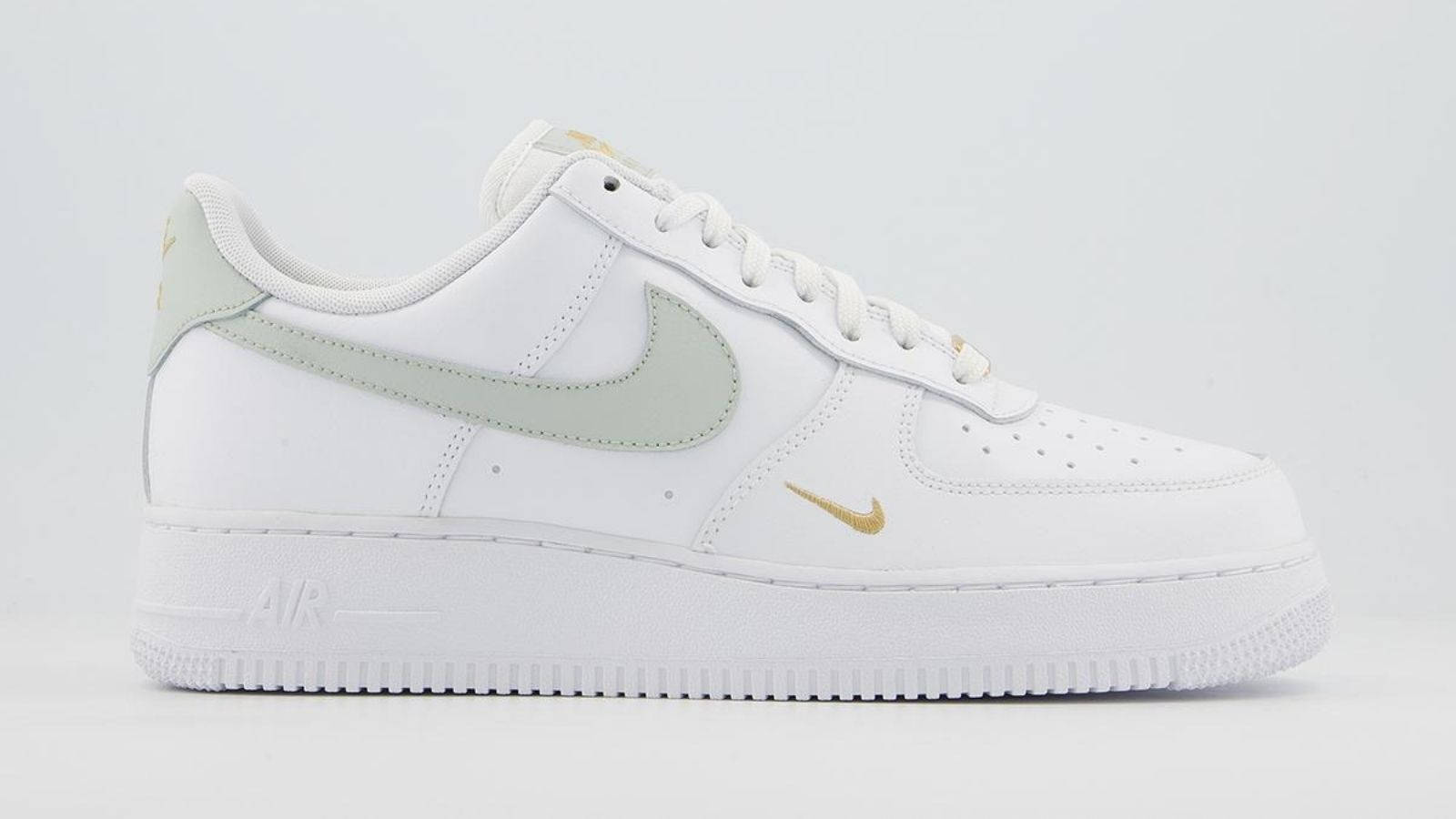 Nike AF1 Grey Gold