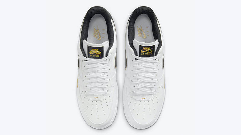 Nike Air Force Gold White Double Swoosh Where To Buy DA8481-100