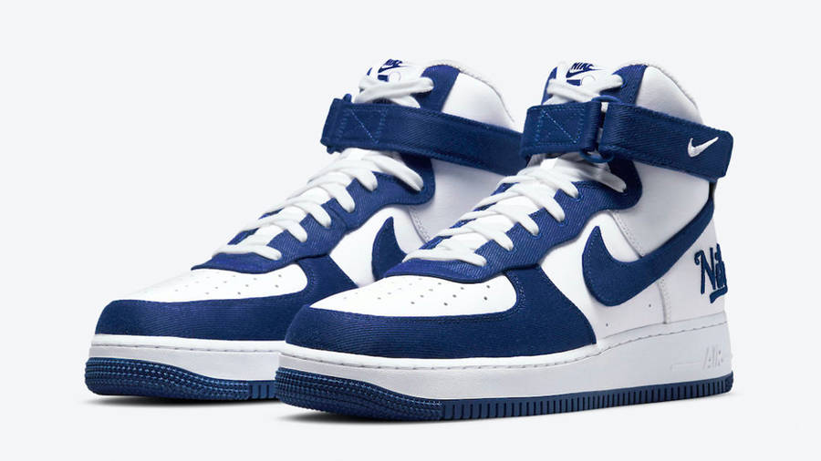 Nike Air Force 1 High EMB Dodgers | Where To Buy | Dc8168-100 | The Sole  Supplier
