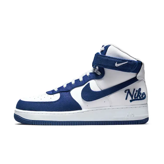 Nike Air Force 1 High EMB Dodgers | Where To Buy | Dc8168-100 | The ...
