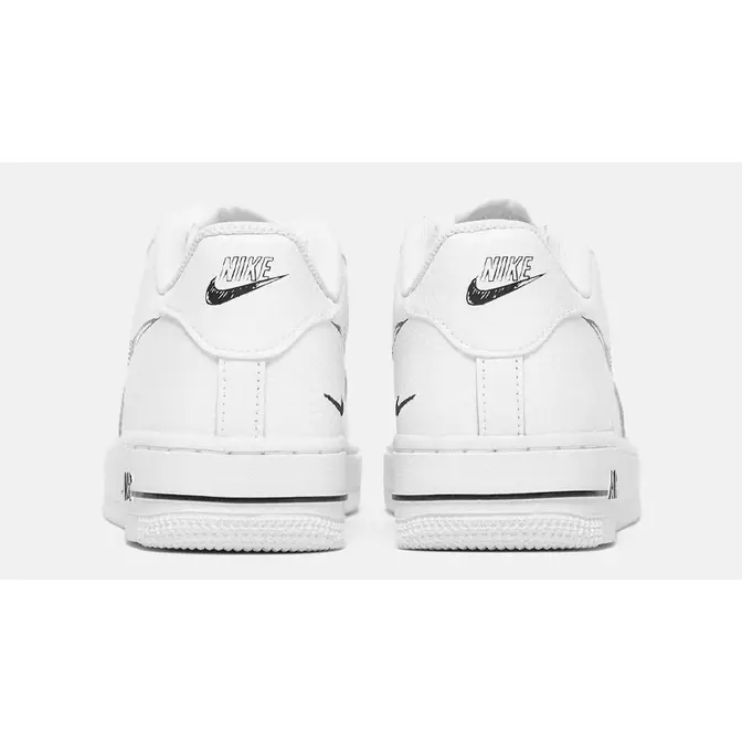 Nike Air Force 1 Low Sketch GS White Black DM3177 100 GS Sizes