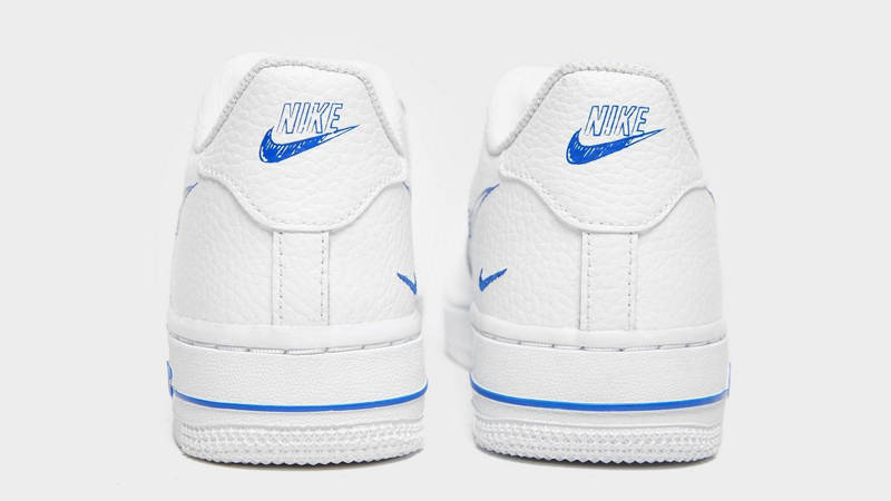 Nike Air Force 1 Low GS Sketch White Royal