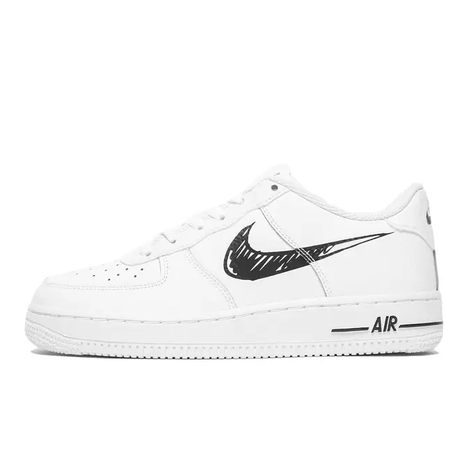 Nike Air Force 1 Low GS Sketch White | Where To Buy | DM3177-100 | The ...