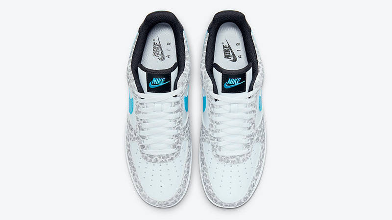 Nike Air Force 1 Low Leopard Blue Fury DJ6192-001 middle