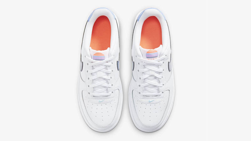 Nike Air Force 1 LV8 1 GS White Dark Purple Dust