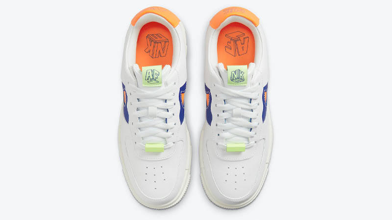 Nike Air Force 1 Pixel Laser Orange Barely Volt