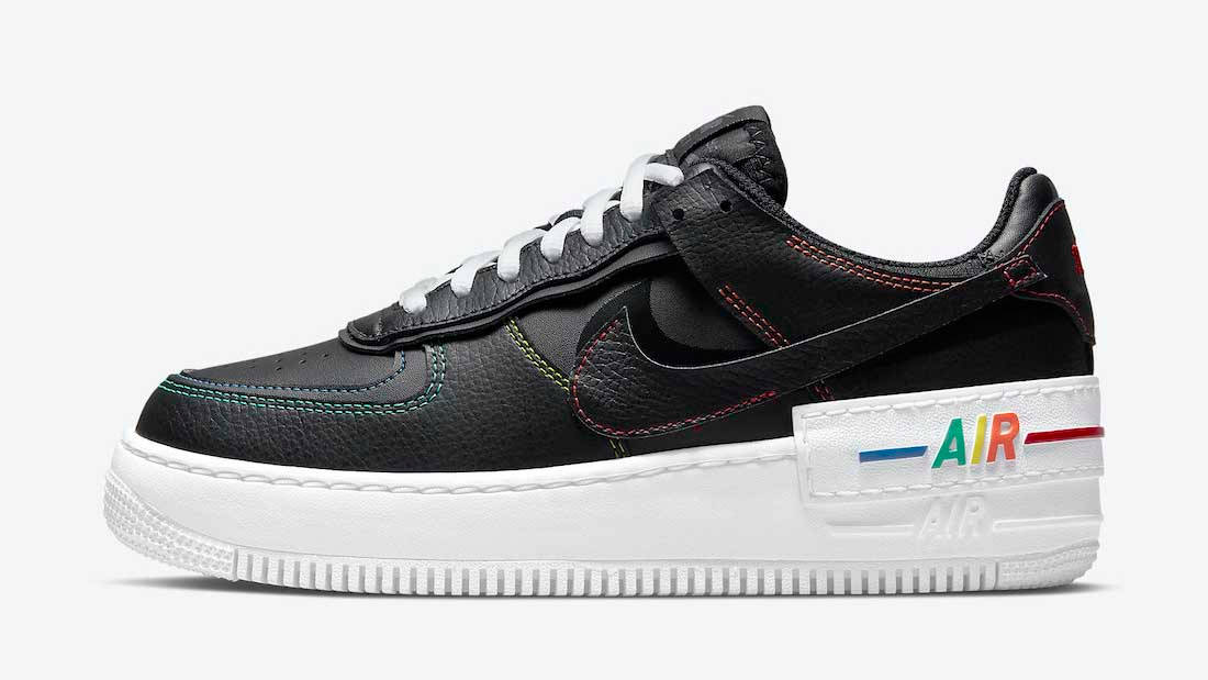 Nike Air Force 1 Shadow Black White