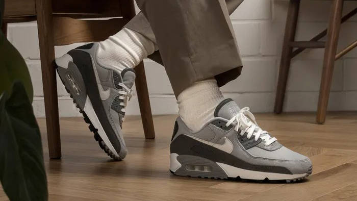 nike air max 90 prm light smoke grey