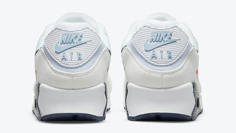 Nike Air Max 90 Sail Navy Blue Back