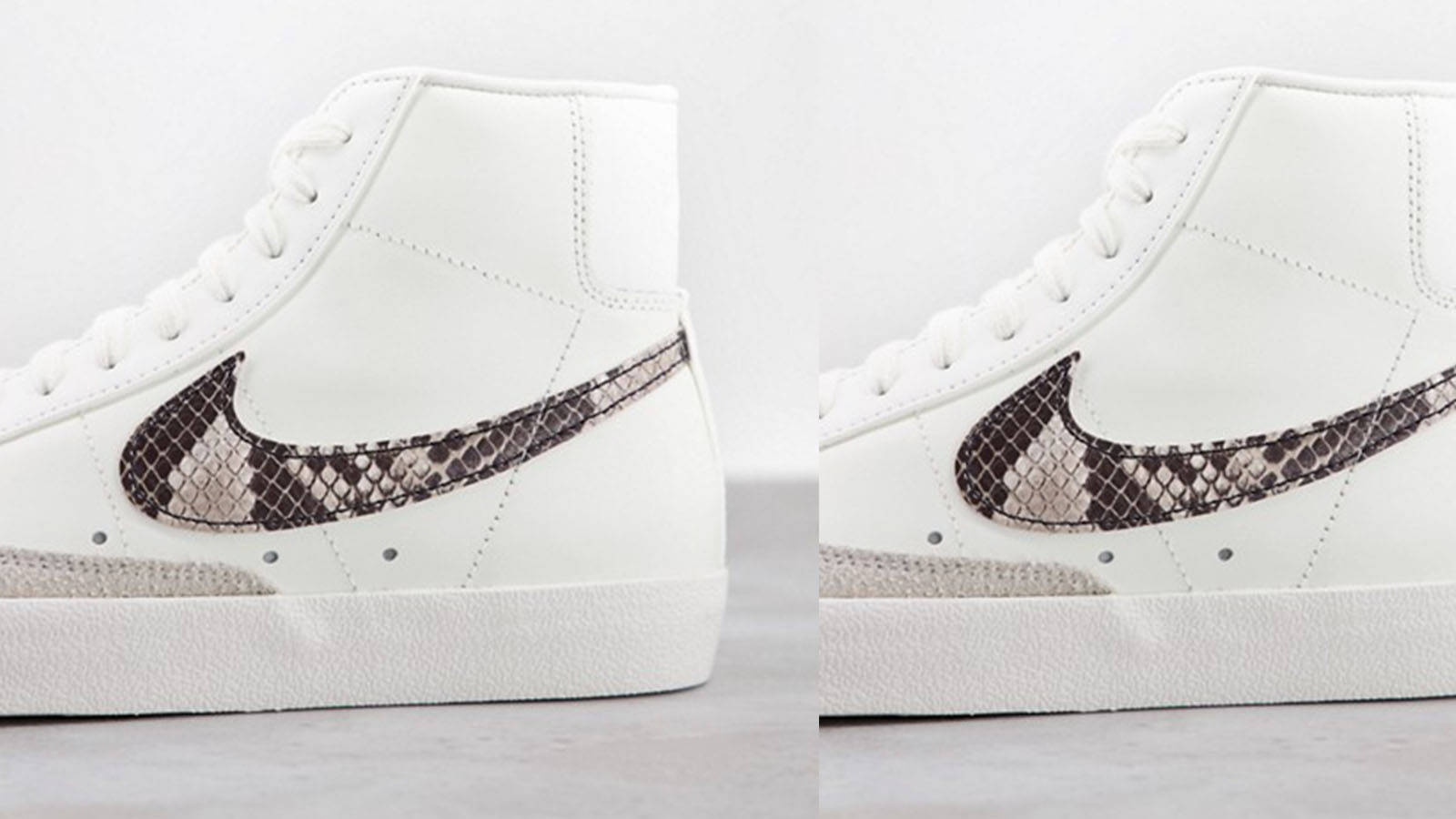 nike blazer snakeskin swoosh nike