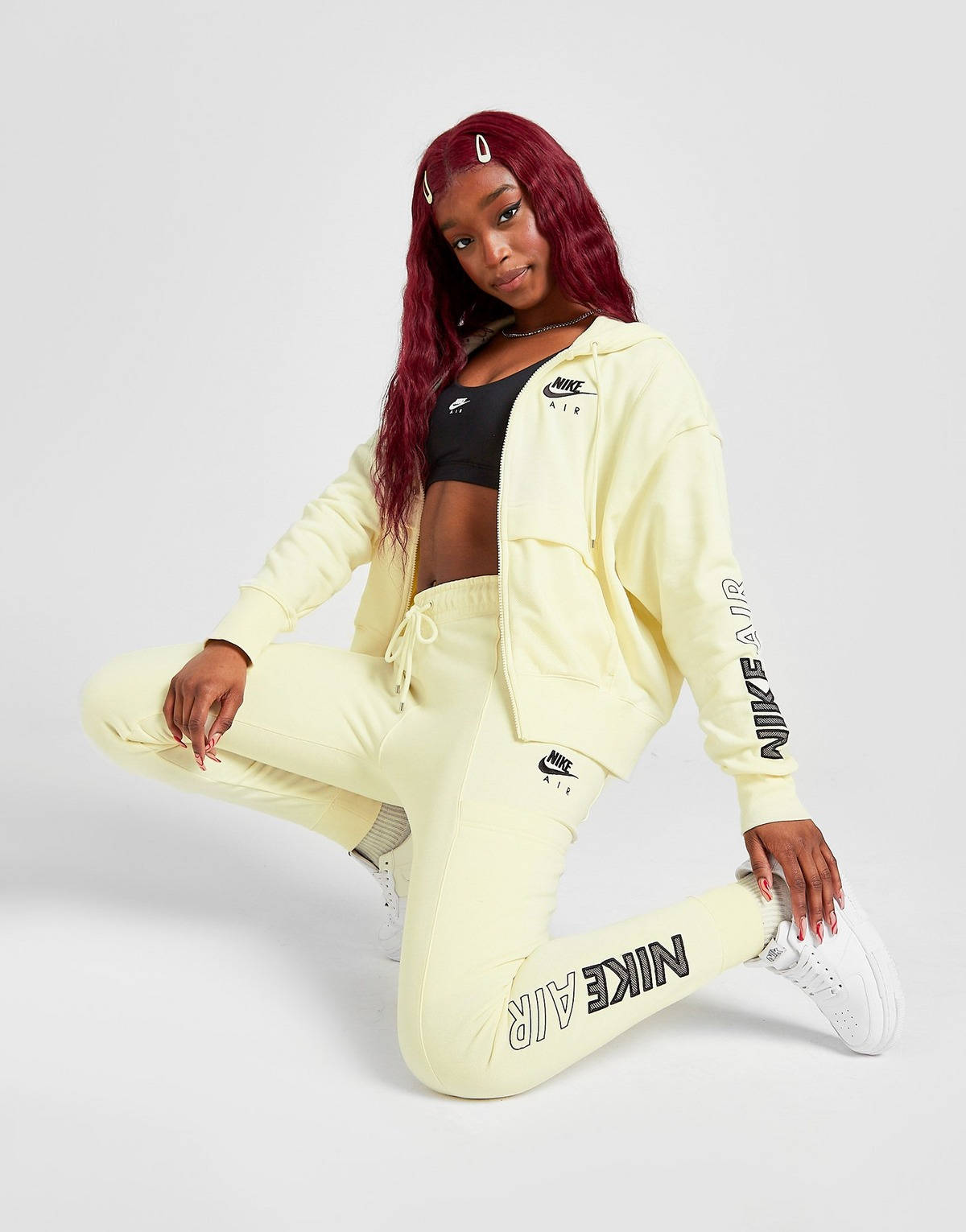 nike coord sweatpants hoodie