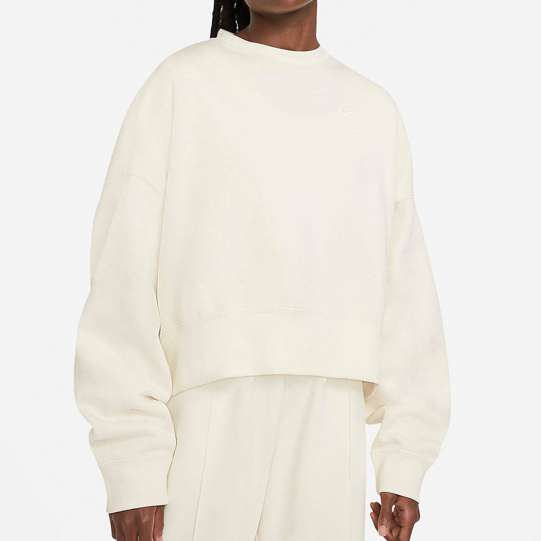 Nike Cream Sweatshirt Baggy Listicle
