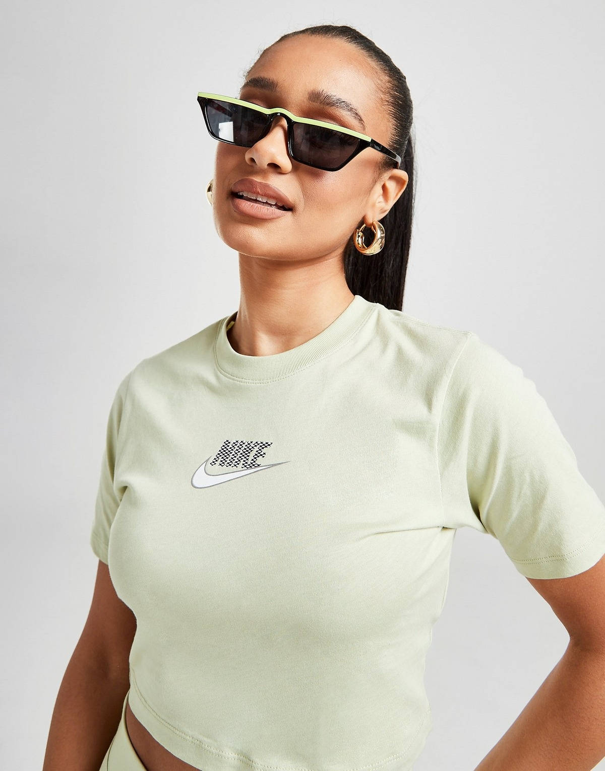 Nike Double Futura Slim Crop T-Shirt