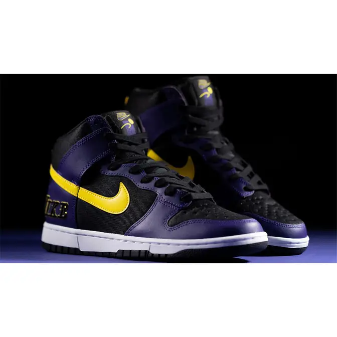 Nike Dunk High EMB Lakers | Raffles & Where To Buy | The Sole 