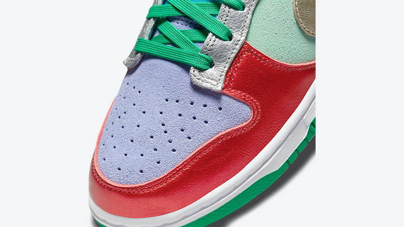 Nike Dunk Low Metallic Mismatch Multi DN0855-600 Detail