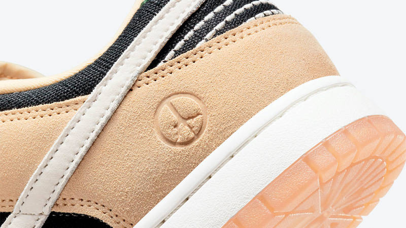 Nike Dunk Low Rooted In Peace Closeup
