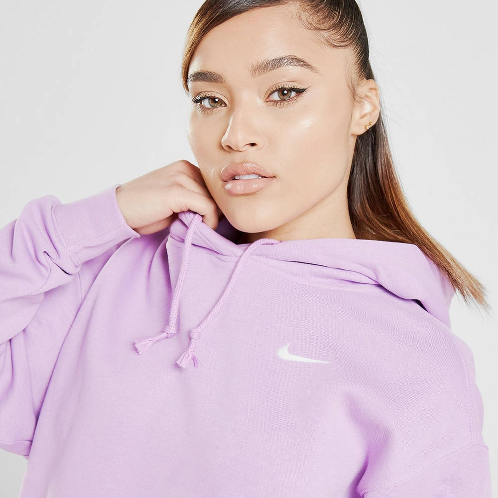Nike Fleece Overhead Hoodie - Purple | The Sole Supplier
