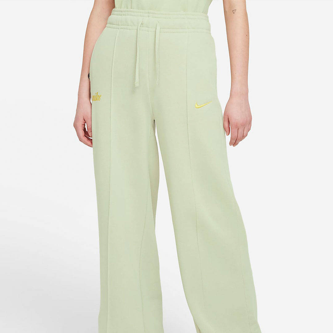 Nike Green Wide-Leg Joggers