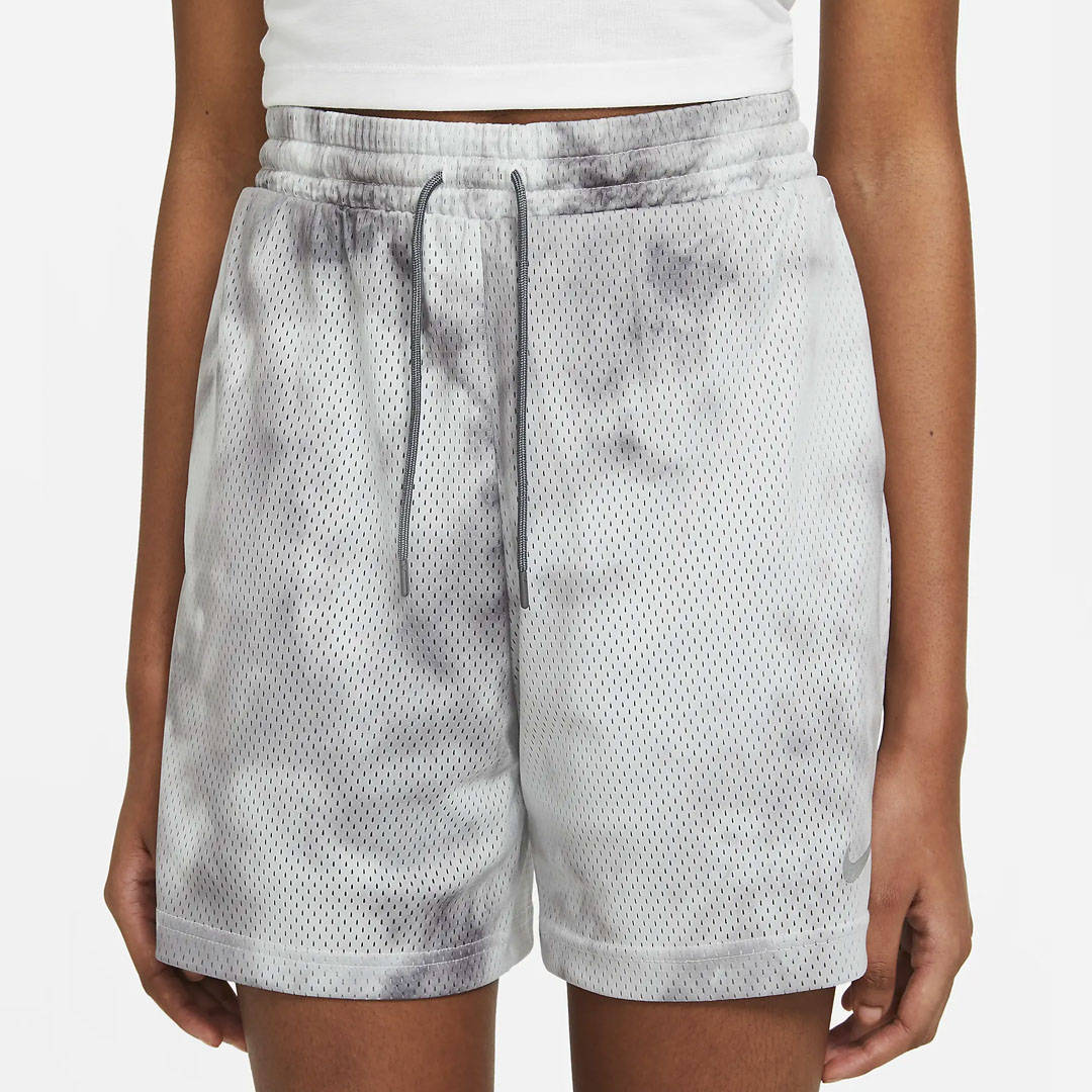 Nike grey washed out shorts listicle