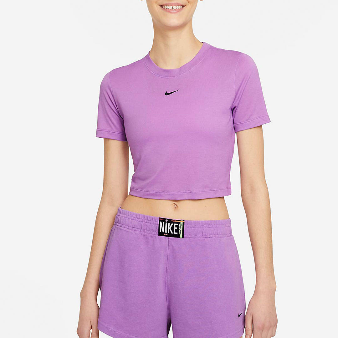 Nike Purple Crop Top Listicle