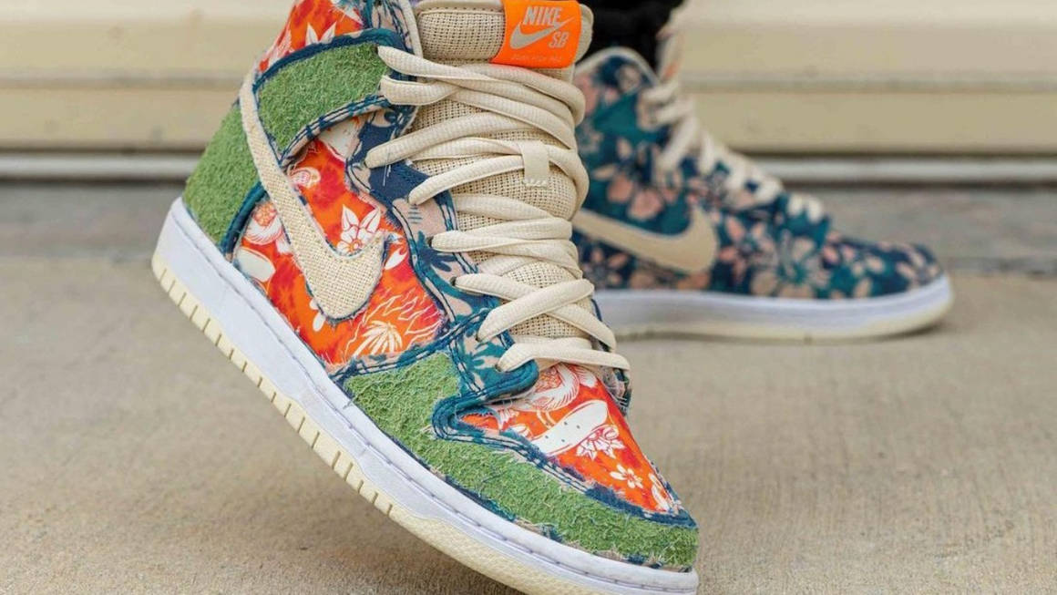 Tear-Away Details Feature on the Nike SB Dunk High "Maui Wowie" | The