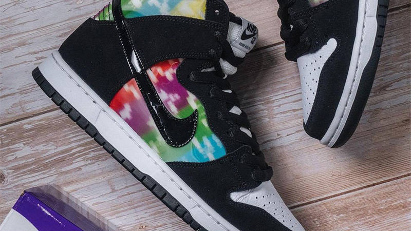 Nike SB Dunk High TV Color Bars First Look Top