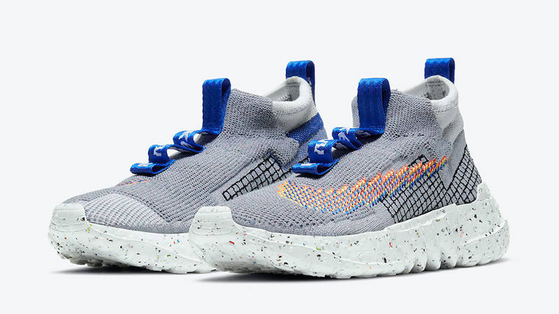 Nike Space Hippie 02 Grey Orange CQ3988-003 front