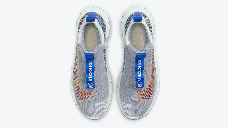 Nike Space Hippie 02 Grey Orange CQ3988-003 middle