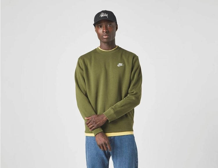Nike Sportswear Club Fleece Crew Sweatshirt Green