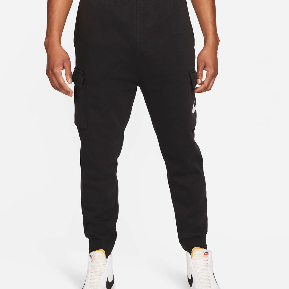 Nike Sportswear Court Fleece Cargo Trousers - Black | The Sole Supplier