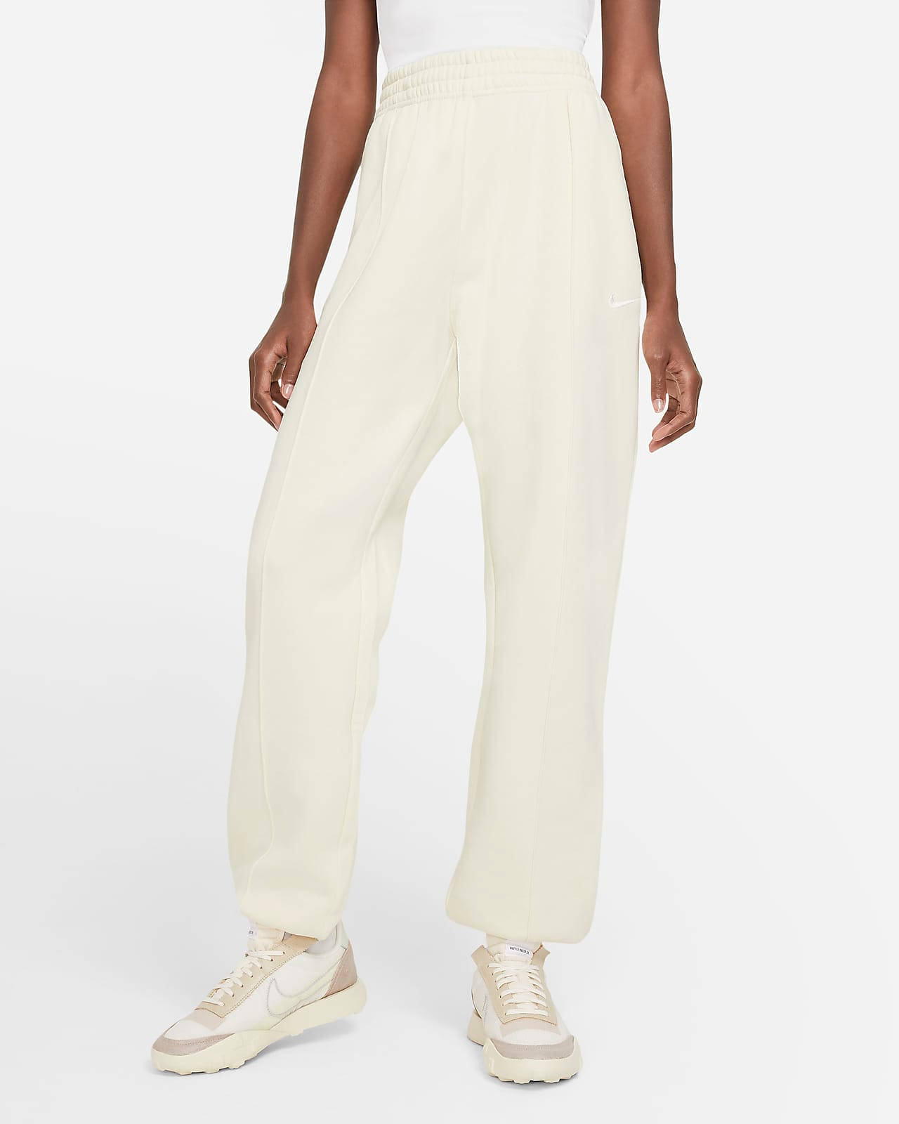 Nike sportswear sweatpants light cream