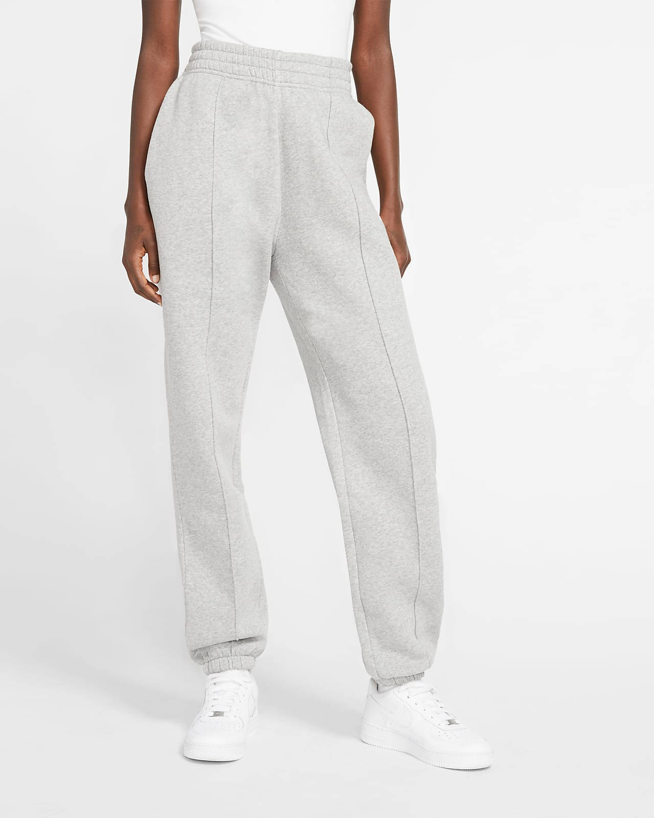 Nike sportswear sweatpants light grey