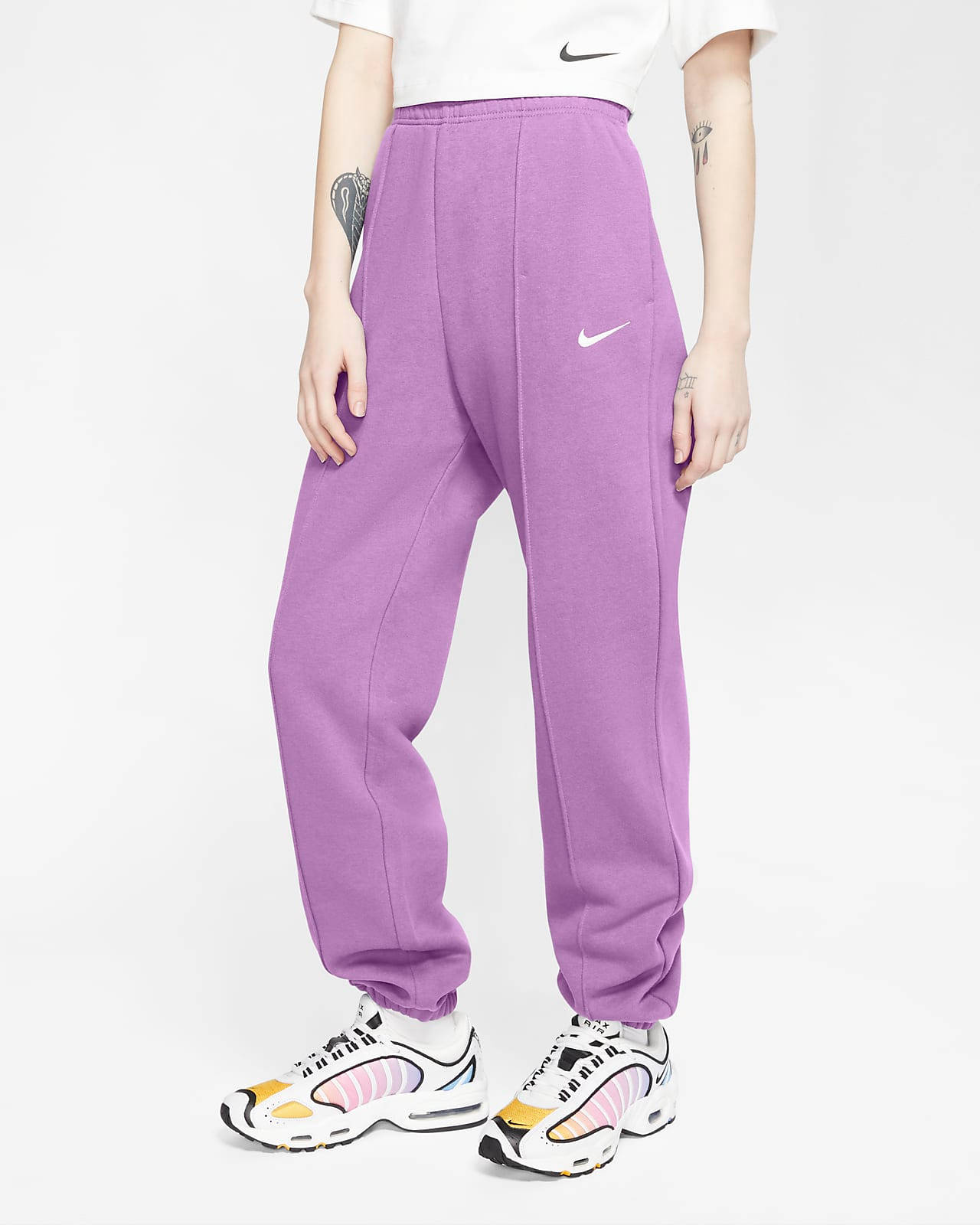 Nike sportswear sweatpants purple