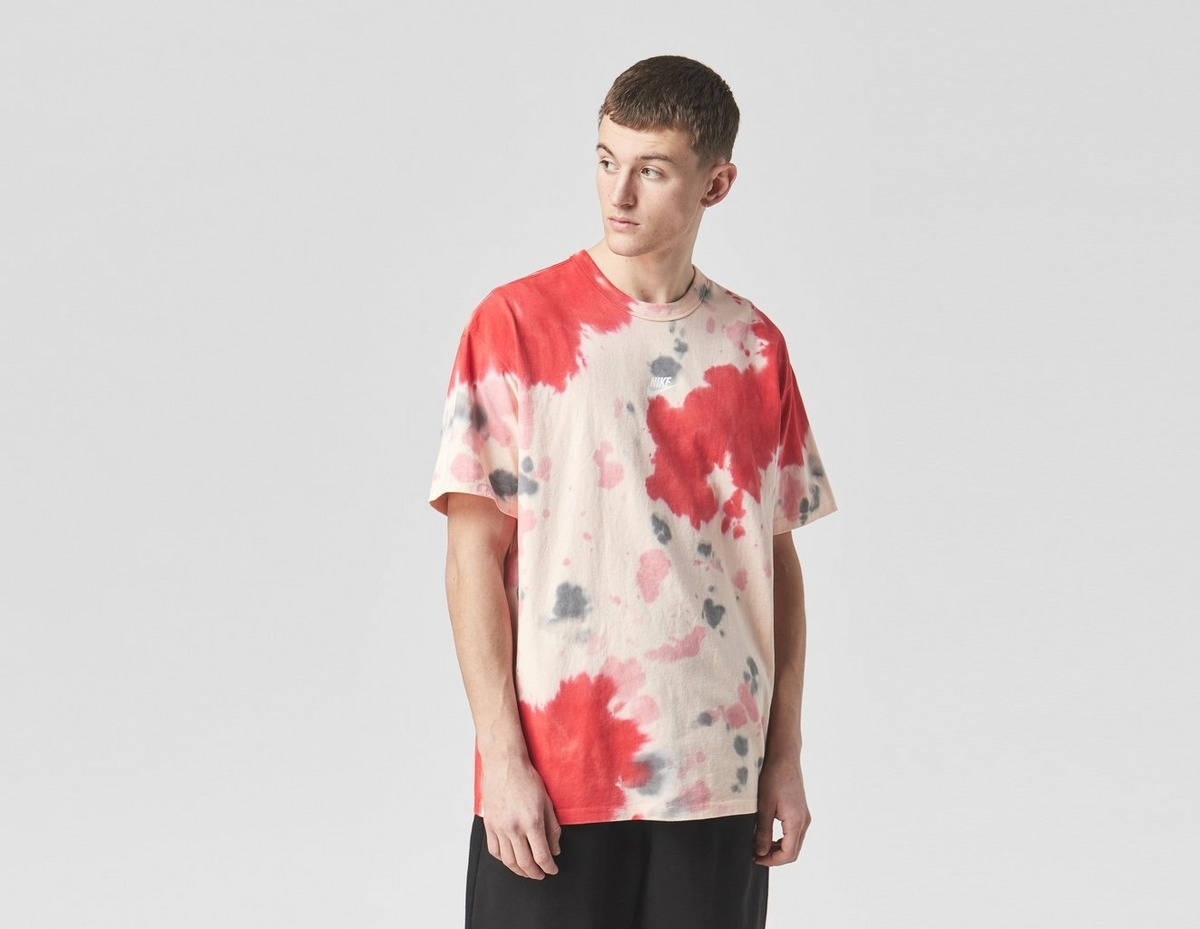 nike red tie dye shirt