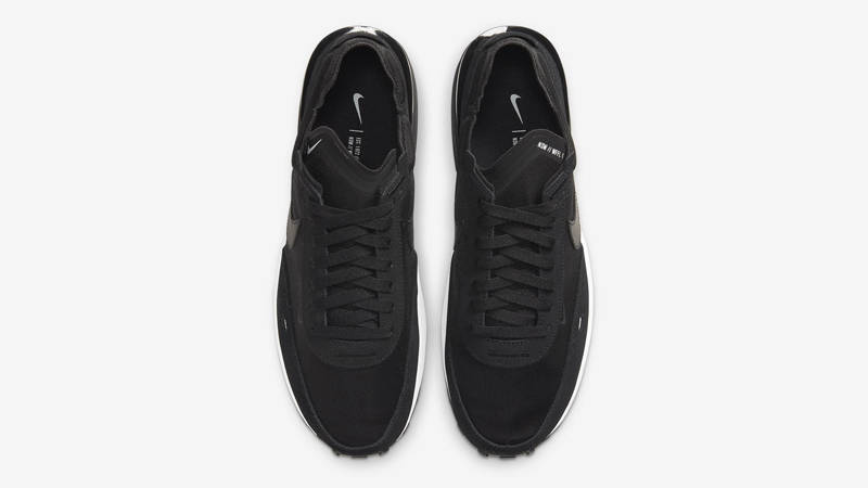 Nike Waffle One Black Team Orange Middle