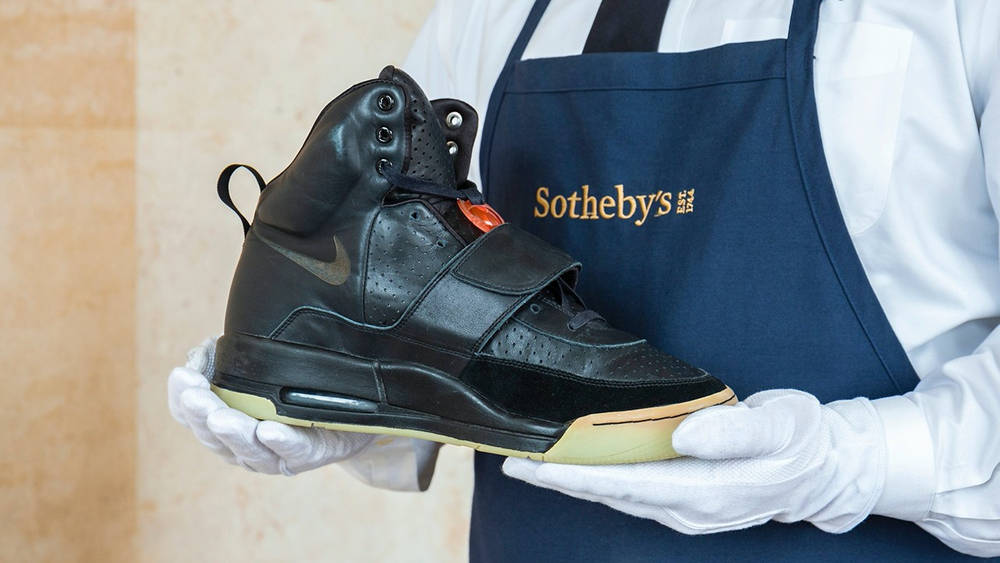 Image via Sotheby's nike yeezy sample 1