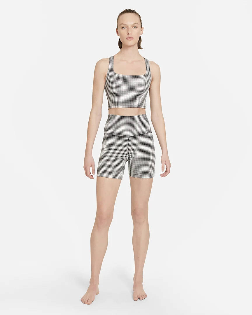 nike yoga gingham