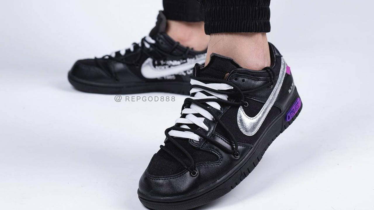 Off-White x Nike Dunk Low "50/50"