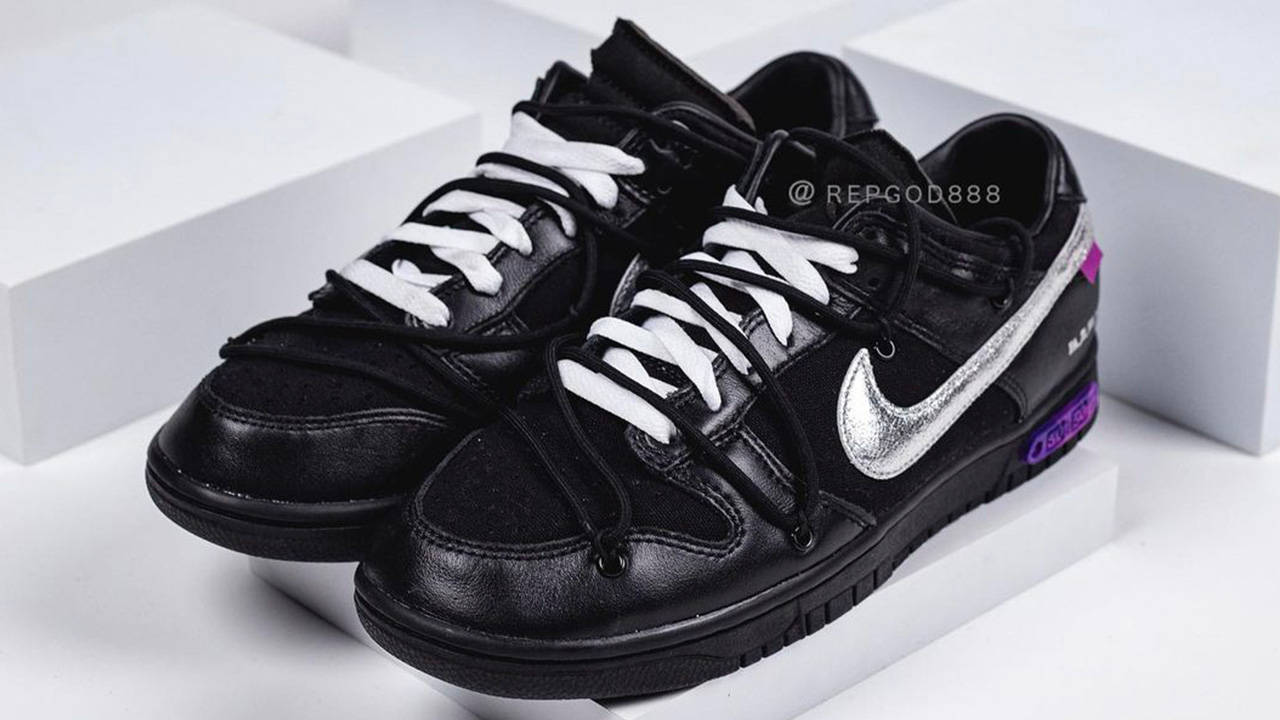 Off-White x Nike Dunk Low "50/50"