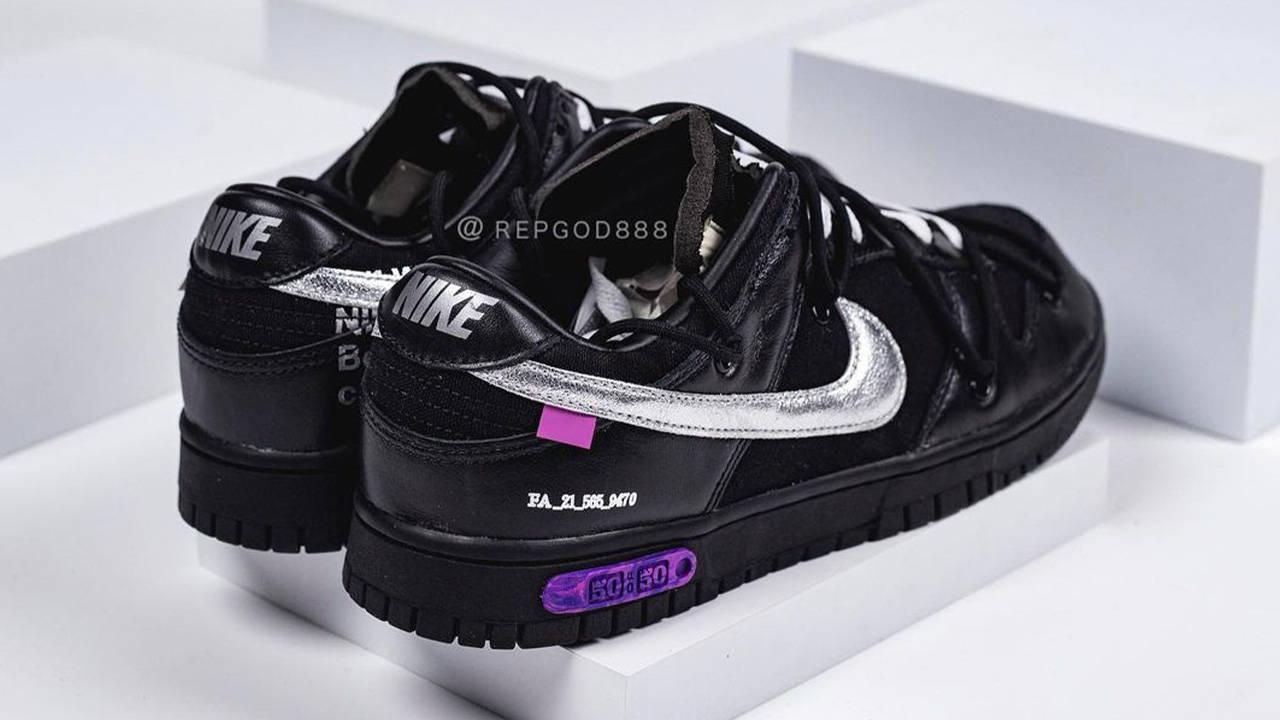 Off-White x Nike Dunk Low "50/50"