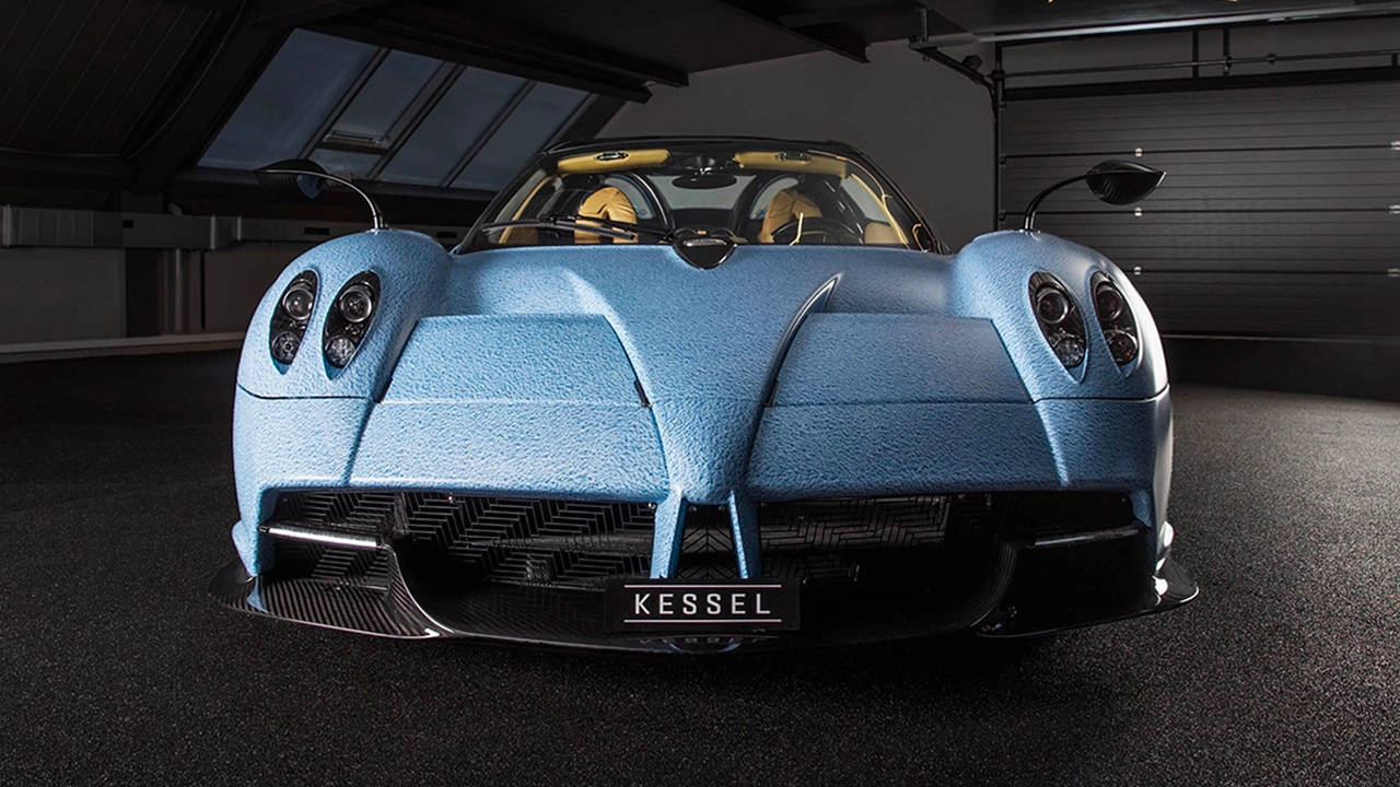 Titolo Celebrates the Air Jordan 4 "University Blue" With a Custom Pagani Huayra