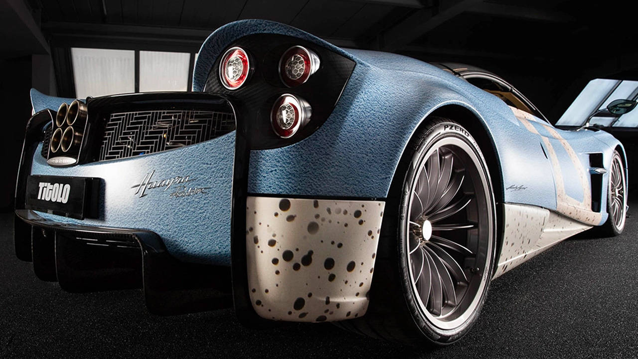 Titolo Celebrates the Air Jordan 4 "University Blue" With a Custom Pagani Huayra