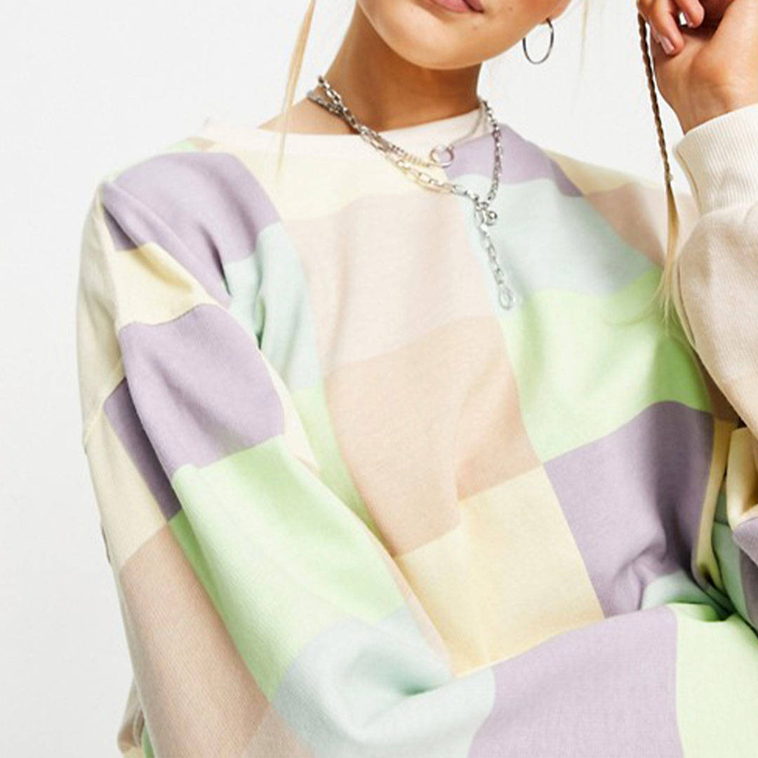 Patchwork jumper ASOS Daisy Street