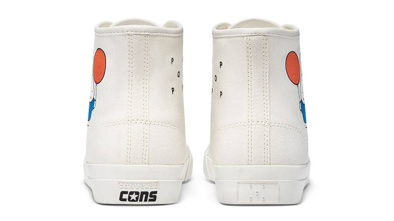 Pop Trading Company x Converse CONS Miffy JP Pro High Top Egret Back