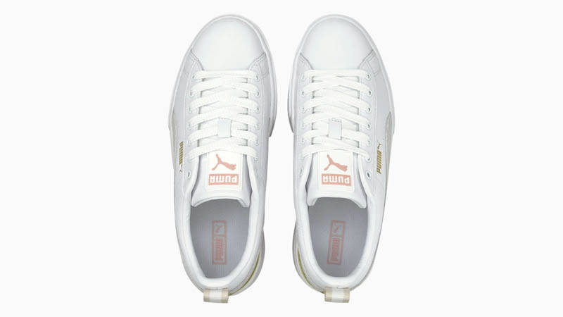 PUMA Mayze White Peach Yellow
