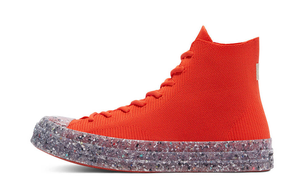 Renew Cotton x Converse Chuck 70 Knit High Bright Poppy